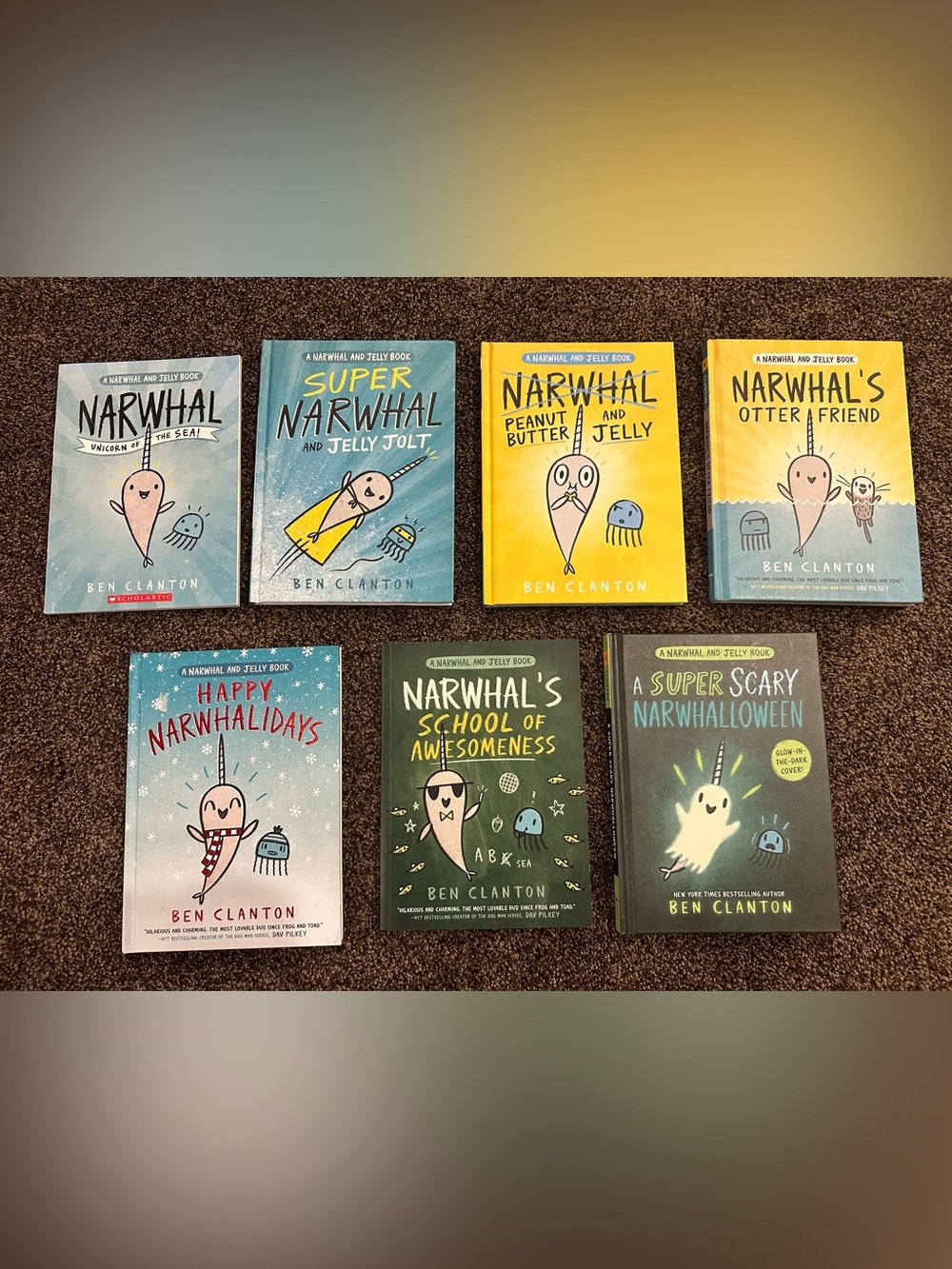 Narwhal and Jelly Book Set by Ben Clanton